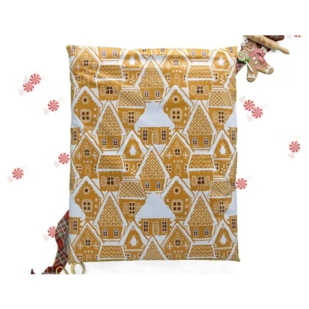 10 Gingerbread House Jumbo Poly Mailers 19x24